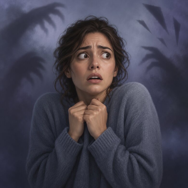 An illustration of fear